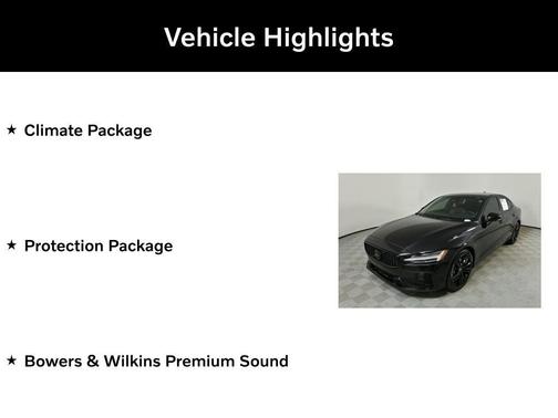 2023 Volvo S60 Recharge Plug-In Hybrid T8 Ultimate Black Edition