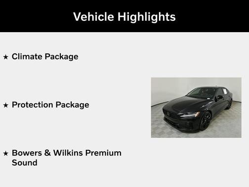 2023 Volvo S60 Recharge Plug-In Hybrid T8 Ultimate Black Edition