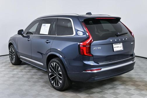 Denim Blue Metallic 2026 Volvo XC90 Plus, B6 AWD Gas (mild hybrid), Gasoline, Bright, 7 Seats