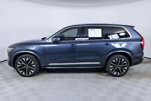 Denim Blue Metallic 2026 Volvo XC90 Plus, B6 AWD Gas (mild hybrid), Gasoline, Bright, 7 Seats