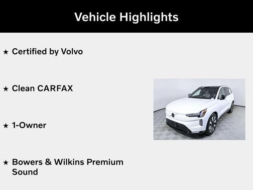2025 Volvo EX90 Ultra, Twin Motor Performance, Fully electric, 7 Seats