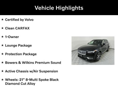 2024 Volvo XC90 Recharge Plug-In Hybrid T8 Ultimate 6-Seater