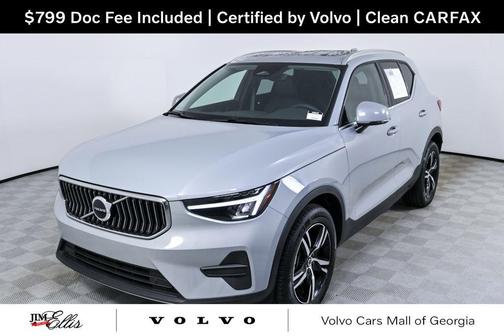 Vapour Grey Metallic 2025 Volvo XC40 B5 Core Bright Theme
