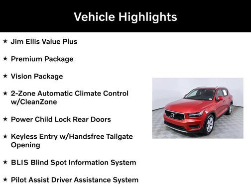 Fusion Red Metallic 2019 Volvo XC40 T5 Momentum