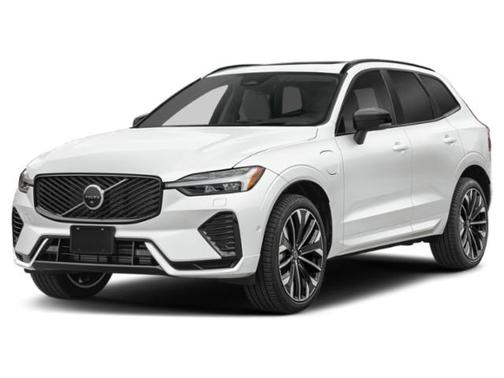 Crystal White Metallic 2026 Volvo XC60 Plug-In Hybrid Ultra, T8 AWD Electric/Gasoline, Dark