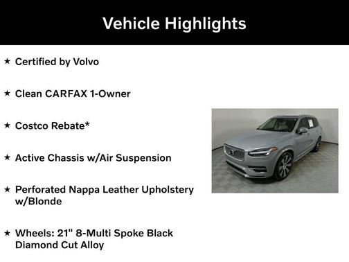 2024 Volvo XC90 Recharge Plug-In Hybrid T8 Ultimate Bright Theme 7-Seater