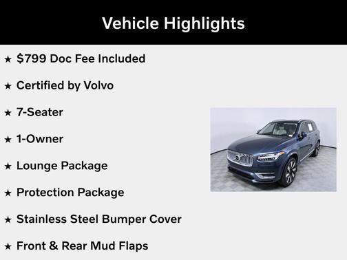 2023 Volvo XC90 Recharge Plug-In Hybrid T8 Ultimate Bright Theme 7-Seater