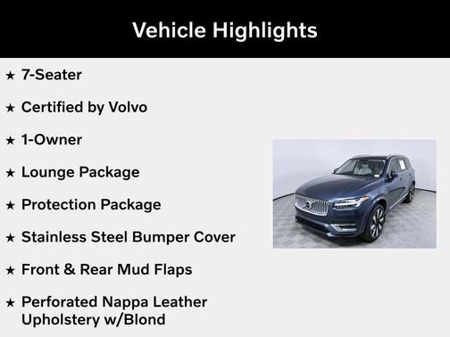 2023 Volvo XC90 Recharge Plug-In Hybrid T8 Ultimate Bright Theme 7-Seater