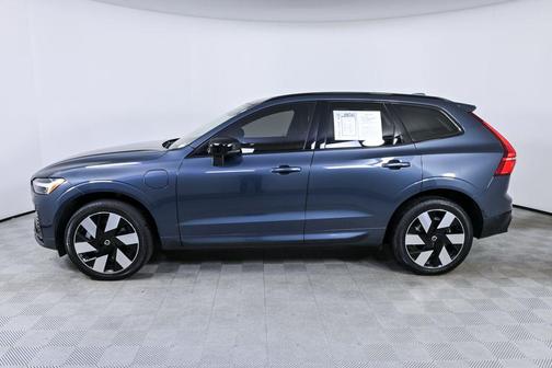 Denim Blue Metallic 2024 Volvo XC60 Recharge Plug-In Hybrid T8 Plus Dark Theme