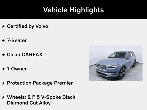 Thunder Grey Metallic 2023 Volvo XC90 B6 Plus 7-Seater