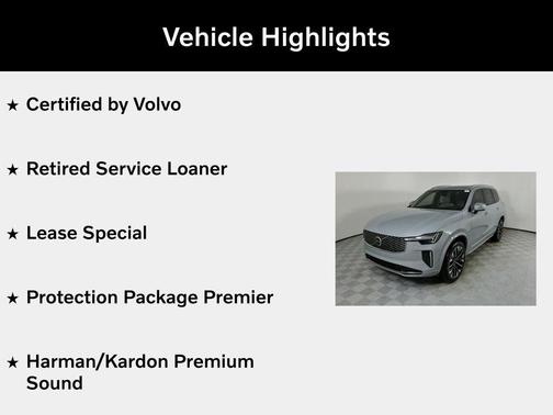 2026 Volvo XC90 Plus, B6 AWD Gas (mild hybrid), Gasoline, Bright, 7 Seats