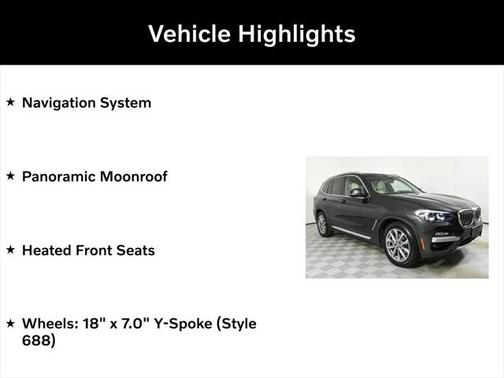 2019 BMW X3 sDrive30i
