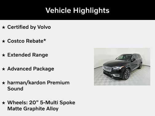2022 Volvo XC90 Recharge Plug-In Hybrid T8 Inscription Expression 6 Passenger