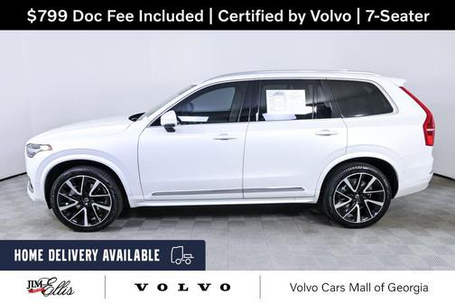 Crystal White Metallic 2023 Volvo XC90 B6 Plus 7-Seater