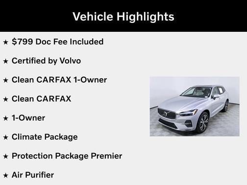 Silver Dawn Metallic 2023 Volvo XC60 B5 Plus Bright Theme