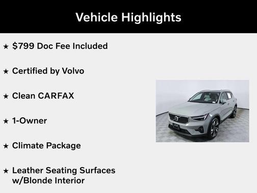 Sage Green Metallic 2025 Volvo XC40 B5 Ultra Bright Theme