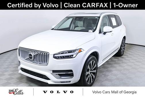 Crystal White Metallic 2025 Volvo XC90 B5 Core