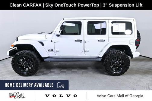 Bright White Clearcoat 2021 Jeep Wrangler Unlimited Sahara