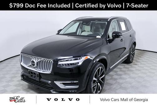 Onyx Black Metallic 2023 Volvo XC90 B6 Plus 7-Seater