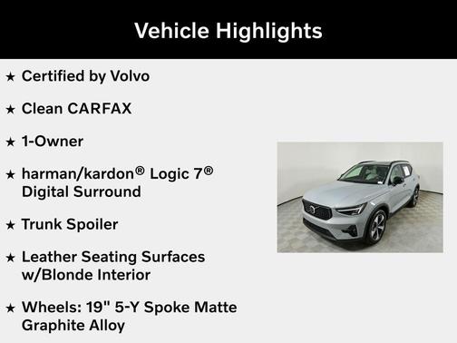 2025 Volvo XC40 B5 Plus Dark Theme