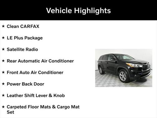 2014 Toyota Highlander LE Plus