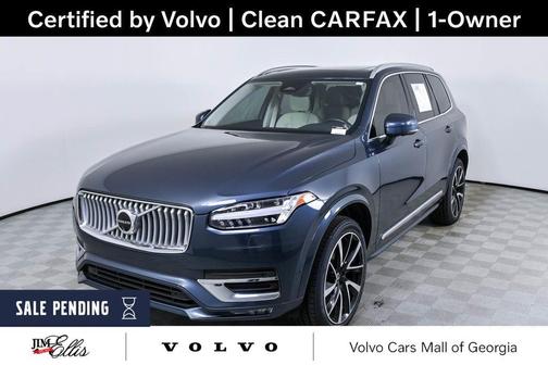 Denim Blue Metallic 2024 Volvo XC90 B5 Plus Bright Theme