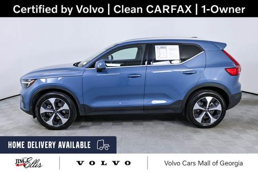 Blue 2025 Volvo XC40 B5 Plus Bright Theme