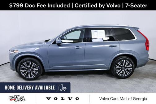Thunder Grey Metallic 2022 Volvo XC90 T6 Momentum
