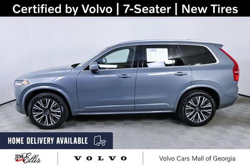 Thunder Grey Metallic 2022 Volvo XC90 T6 Momentum