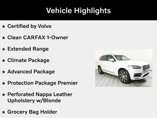 2022 Volvo XC90 Recharge Plug-In Hybrid T8 Inscription 6 Passenger