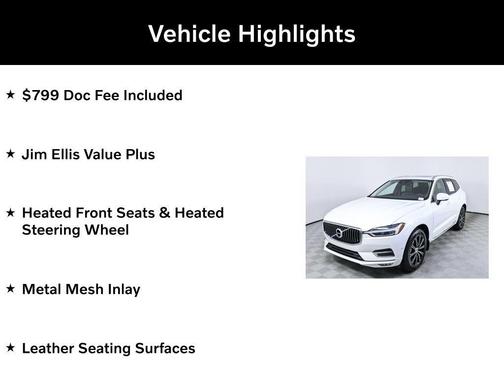 Crystal White Pearl 2019 Volvo XC60 T5 Inscription