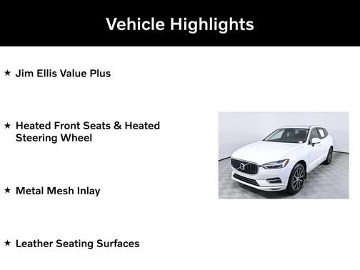 Crystal White Pearl 2019 Volvo XC60 T5 Inscription