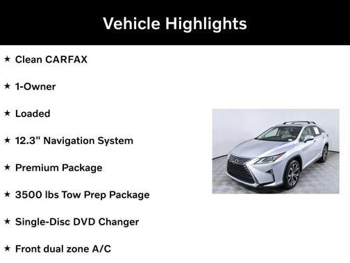 2017 Lexus RX 350 Base