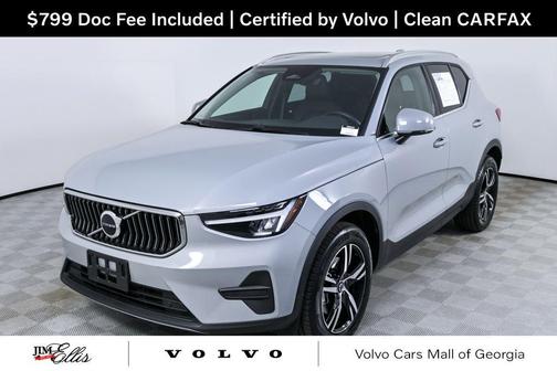 Vapour Grey Metallic 2025 Volvo XC40 B5 Core Bright Theme