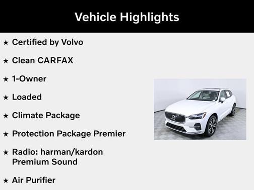 Crystal White Metallic 2023 Volvo XC60 B5 Plus Bright Theme