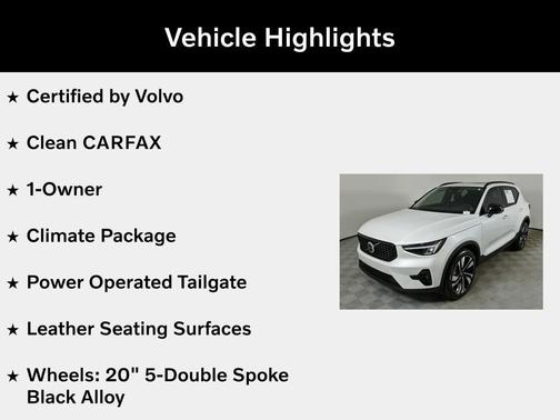 2024 Volvo XC40 B5 Plus Dark Theme