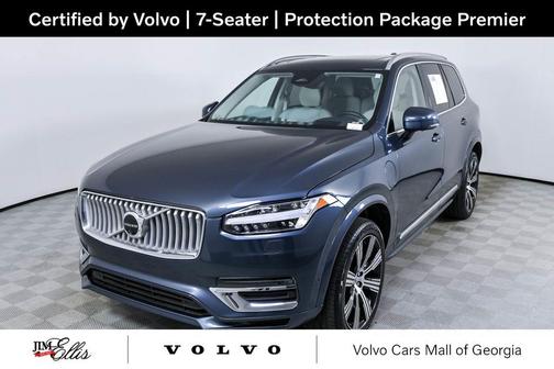 Denim Blue Metallic 2025 Volvo XC90 Plug-In Hybrid T8 Ultra 7-Seater