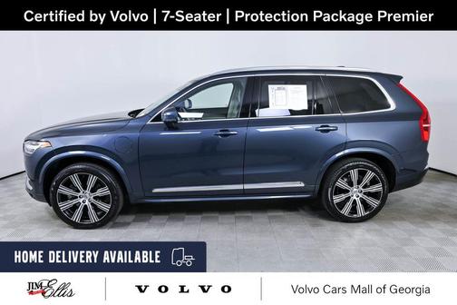 Denim Blue Metallic 2025 Volvo XC90 Plug-In Hybrid T8 Ultra 7-Seater
