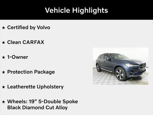 2023 Volvo XC60 Recharge Plug-In Hybrid T8 Core Bright Theme