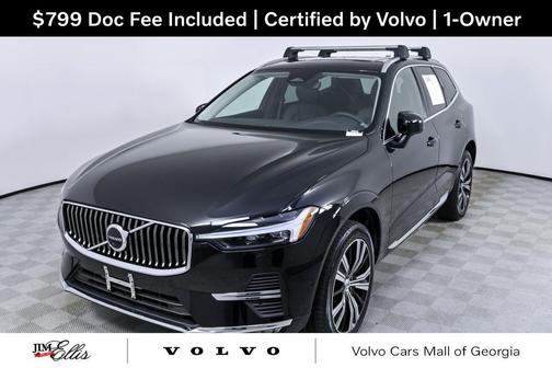Onyx Black Metallic 2023 Volvo XC60 B5 Plus Bright Theme