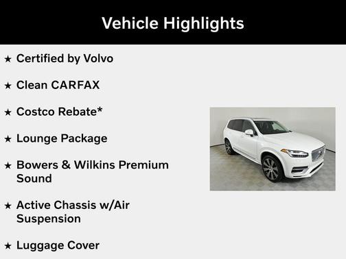 2024 Volvo XC90 Recharge Plug-In Hybrid T8 Ultimate 6-Seater