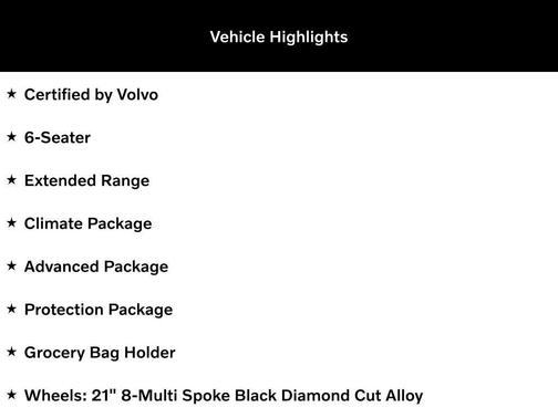 Crystal White Metallic 2022 Volvo XC90 Recharge Plug-In Hybrid T8 Inscription 6 Passenger