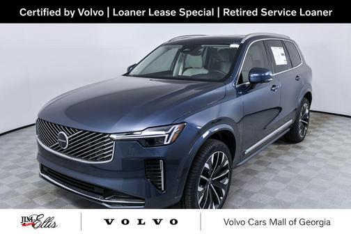 Denim Blue Metallic 2026 Volvo XC90 Ultra, B6 AWD Gas (mild hybrid), Gasoline, Bright, 7 Seats