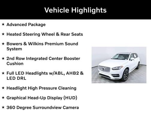 Crystal White Pearl 2019 Volvo XC90 T6 Inscription