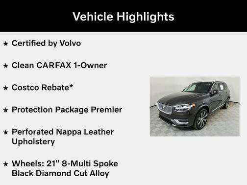 2024 Volvo XC90 Recharge Plug-In Hybrid T8 Ultimate Bright Theme 7-Seater