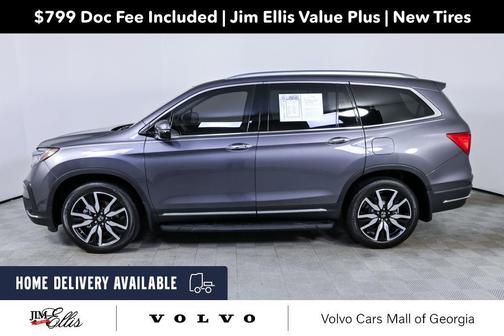 Modern Steel Metallic 2021 Honda Pilot Touring 8-Passenger