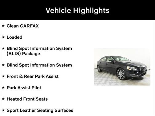 2016 Volvo S60 Inscription T5 Drive-E Platinum