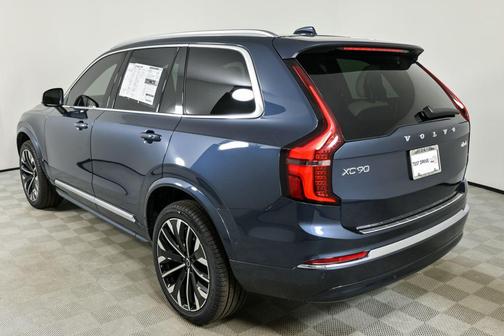 Denim Blue Metallic 2026 Volvo XC90 Plus, B6 AWD Gas (mild hybrid), Gasoline, Bright, 7 Seats