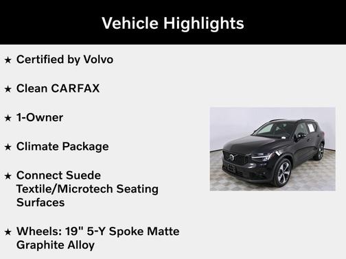 2025 Volvo XC40 B5 Plus Dark Theme