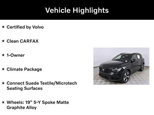 2025 Volvo XC40 B5 Plus Dark Theme